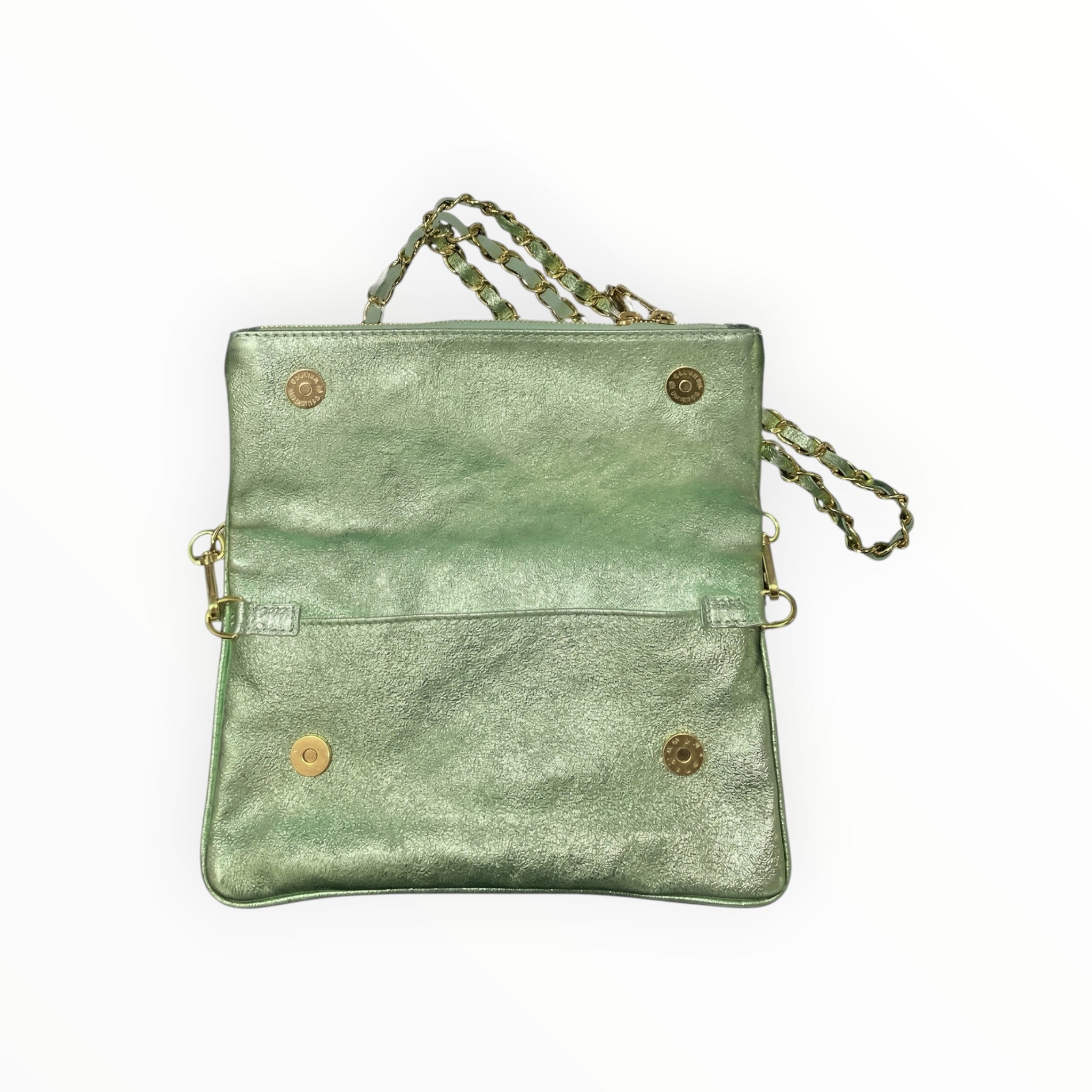 Pochette cuir irisé medium LOUISA LEE - Sacs - LOUISA LEE