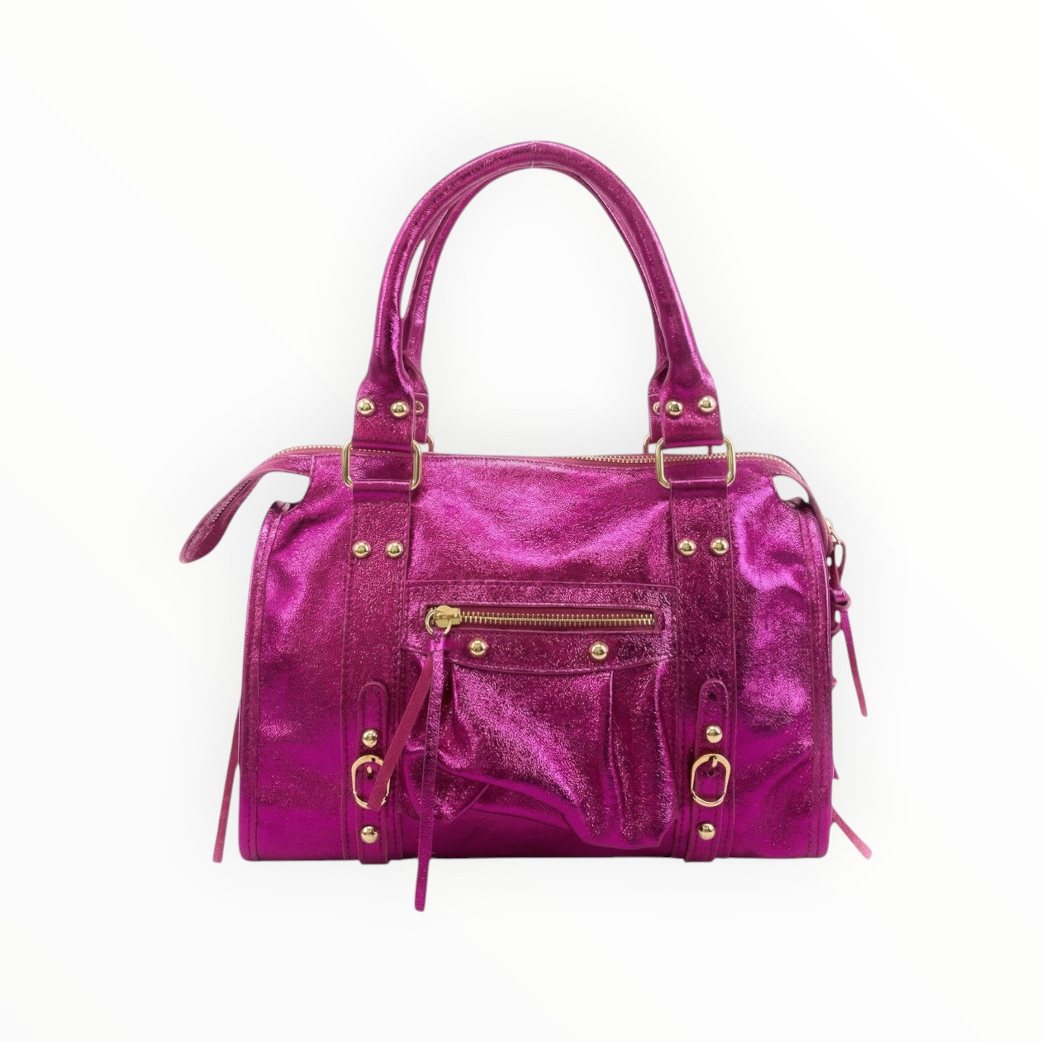 Sac à main cuir irisé Capucine M LOUISA LEE - Sacs - LOUISA LEE