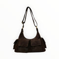 Sac bandoulière cuir suédé DOLLAR LOUISA LEE - Sacs - LOUISA LEE
