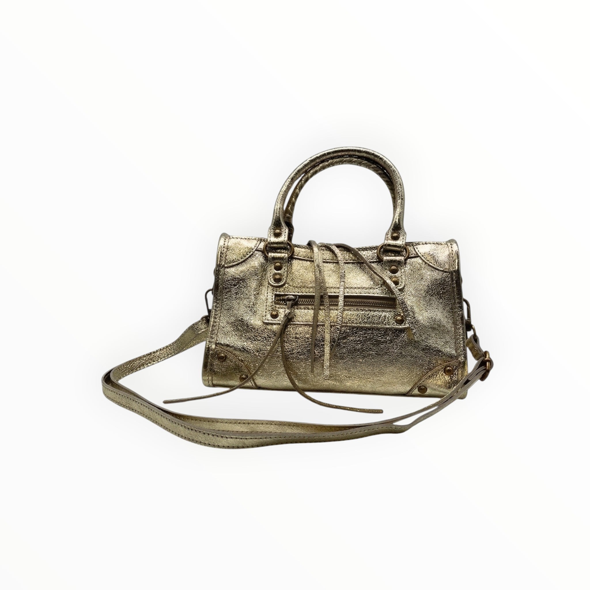 Sac à main cuir irisé Judith Mini LOUISA LEE - Sacs - LOUISA LEE