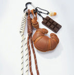 Grigri Sac & Porte-clé Croissant ÉLINE L'ATELIER