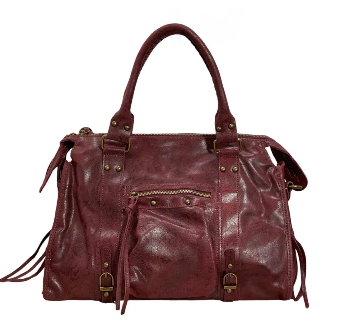 Sac cuir format A4  CAPUCINE L LOUISA LEE