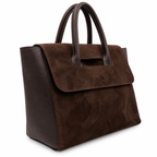 Sac à main en cuir suédé à rabat GALLANTRY