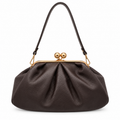 Sac à main en cuir à fermoir rétro GALLANTRY