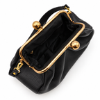 Sac à main en cuir à fermoir rétro GALLANTRY