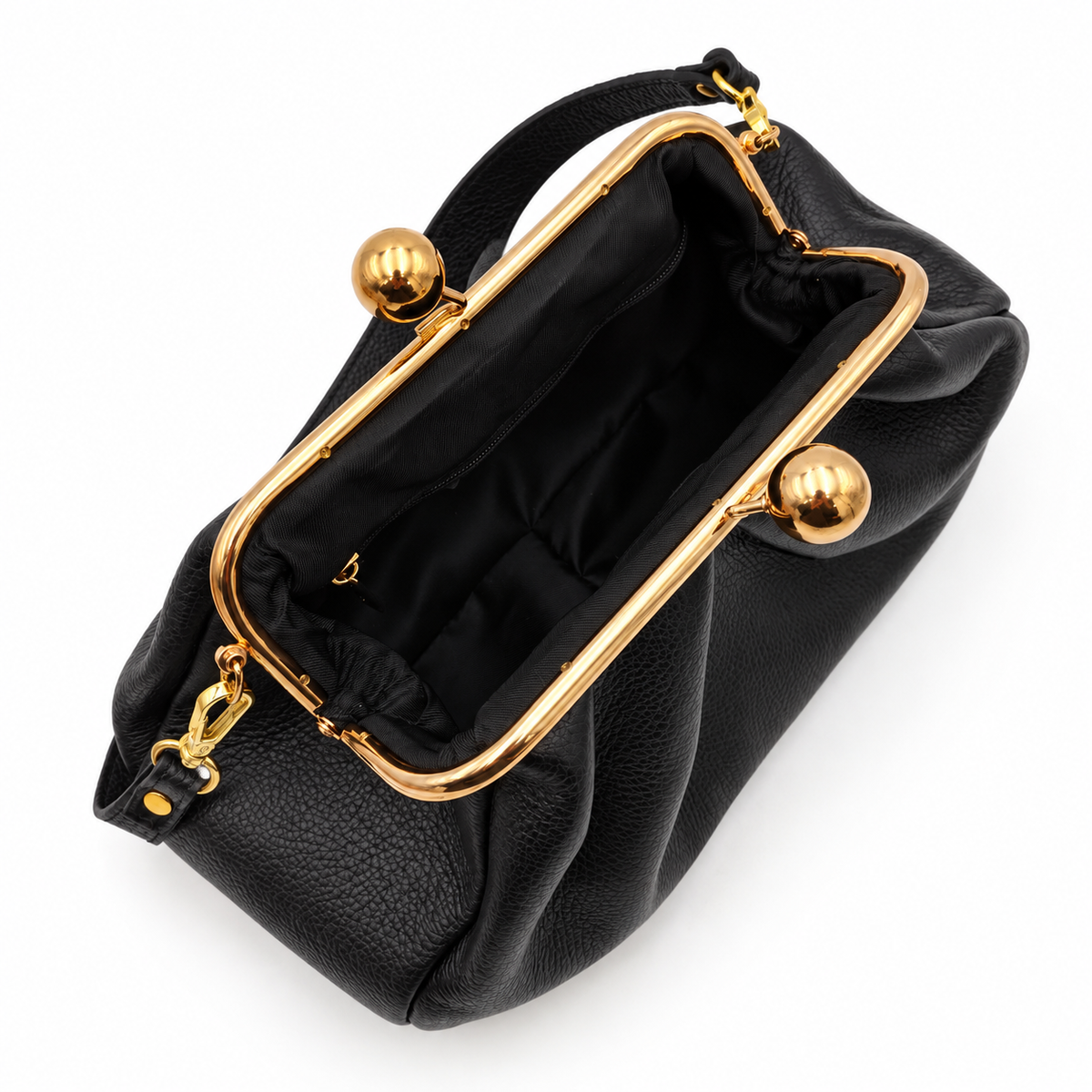 Sac à main en cuir à fermoir rétro GALLANTRY