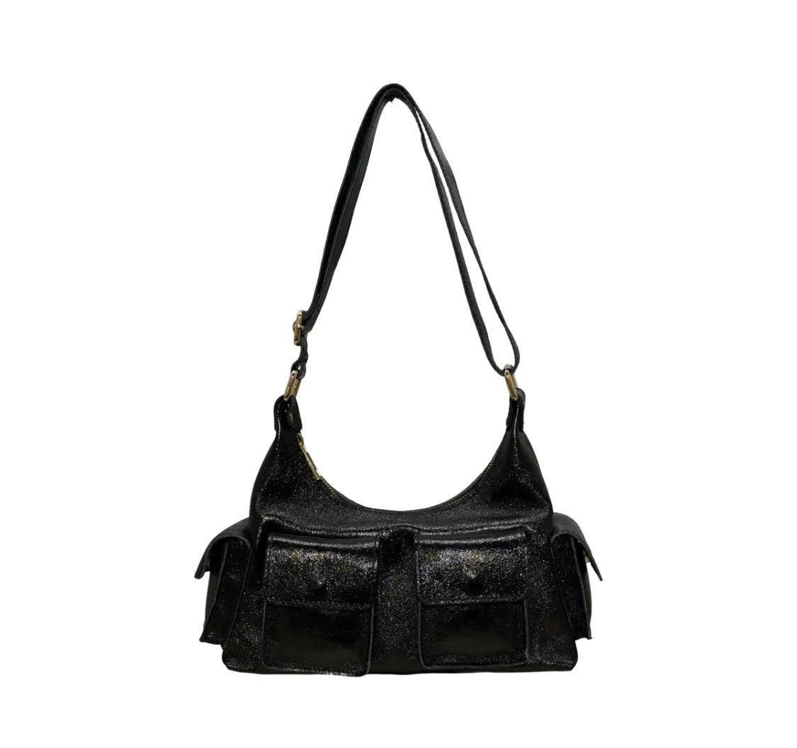 Sac Cuir Irisé  Multipoches Dollar LOUISA LEE