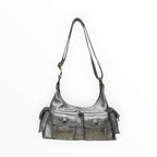Sac Cuir Irisé Multipoches Dollar LOUISA LEE - Sacs - LOUISA LEE
