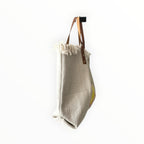 Sac Cabas Coton Lanière Cuir La Dolce Vita  LOUISA LEE