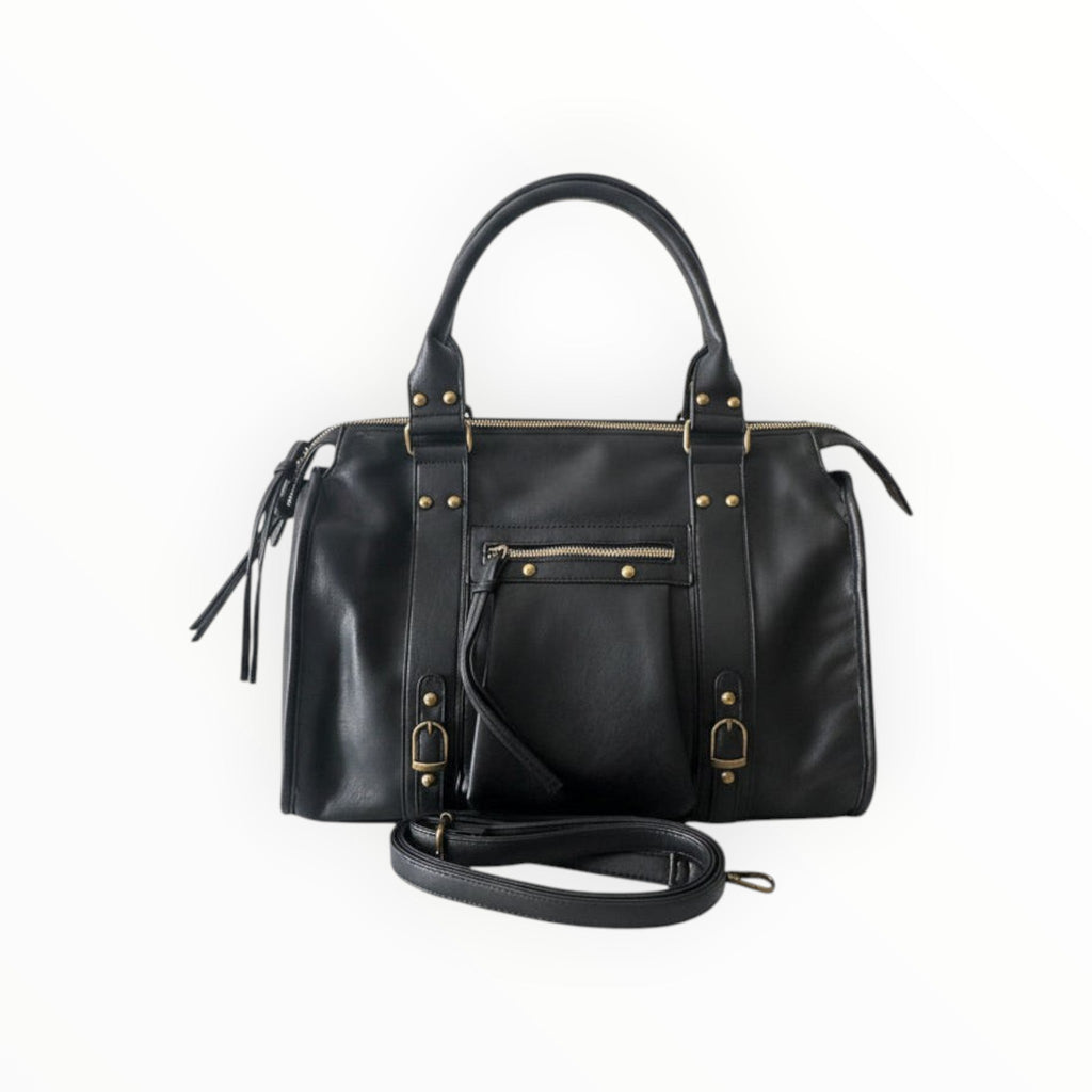 Sac A4 Aspect Cuir Vieilli