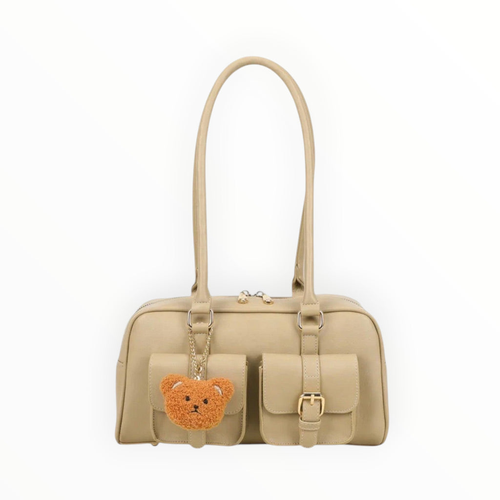Sac à Main Similicuir Charm Ourson 2 Poches GALLANTRY - Sacs - GALLANTRY