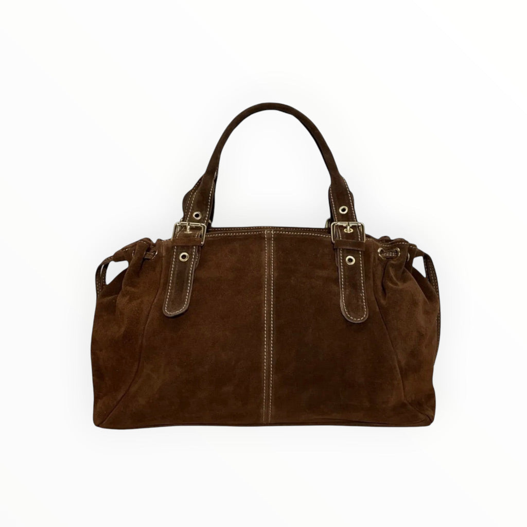 Sac Cuir Suédé à Lacets Large LOUISA LEE