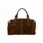 Sac Cuir Suédé à Lacets Large LOUISA LEE
