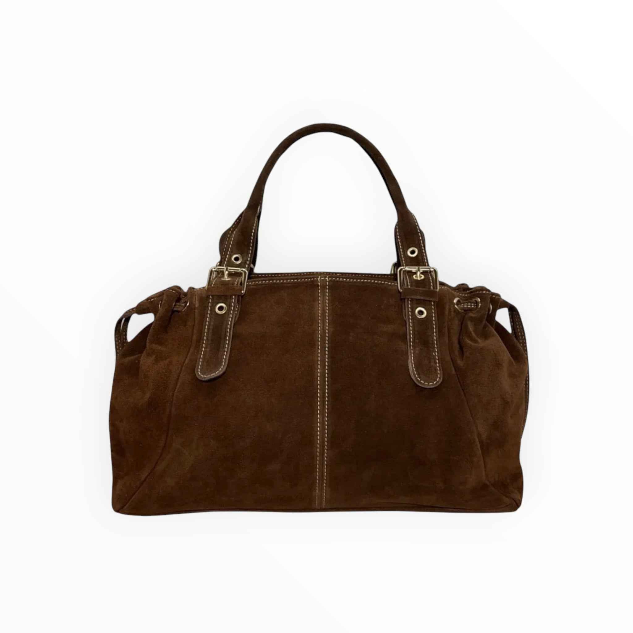 Sac Cuir Suédé à Lacets Large LOUISA LEE
