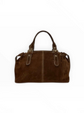 Sac Cuir Suédé format A4 Lacets Large LOUISA LEE - Sacs - LOUISA LEE