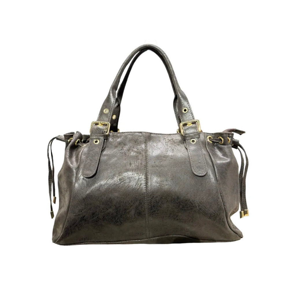 Sac Cabas Brossé Lacet  LOUISA LEE