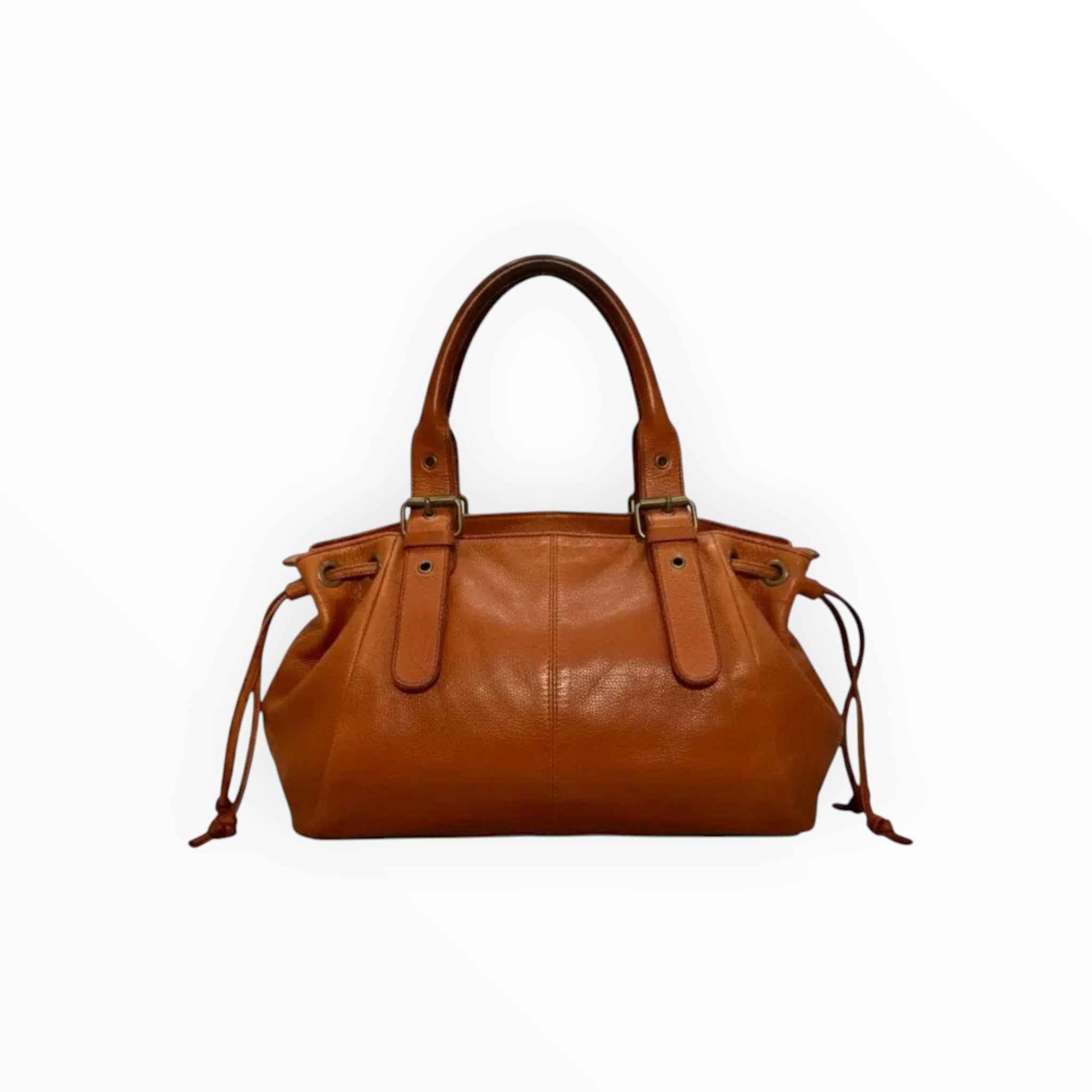 Sac Lacet Cuir Souple Washed Small LOUISA LEE