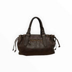 Sac Lacet Cuir Souple Washed Small LOUISA LEE