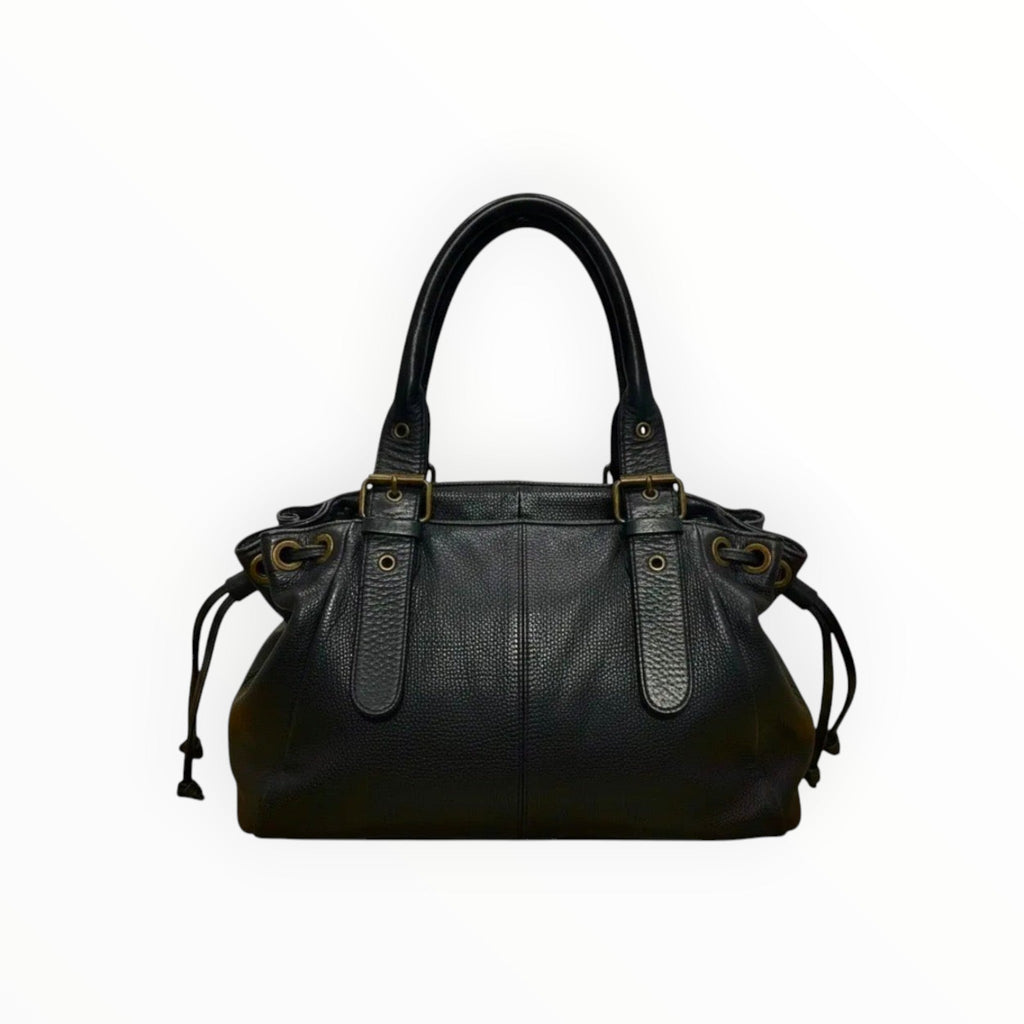 Sac Lacet Cuir Souple Washed Small LOUISA LEE