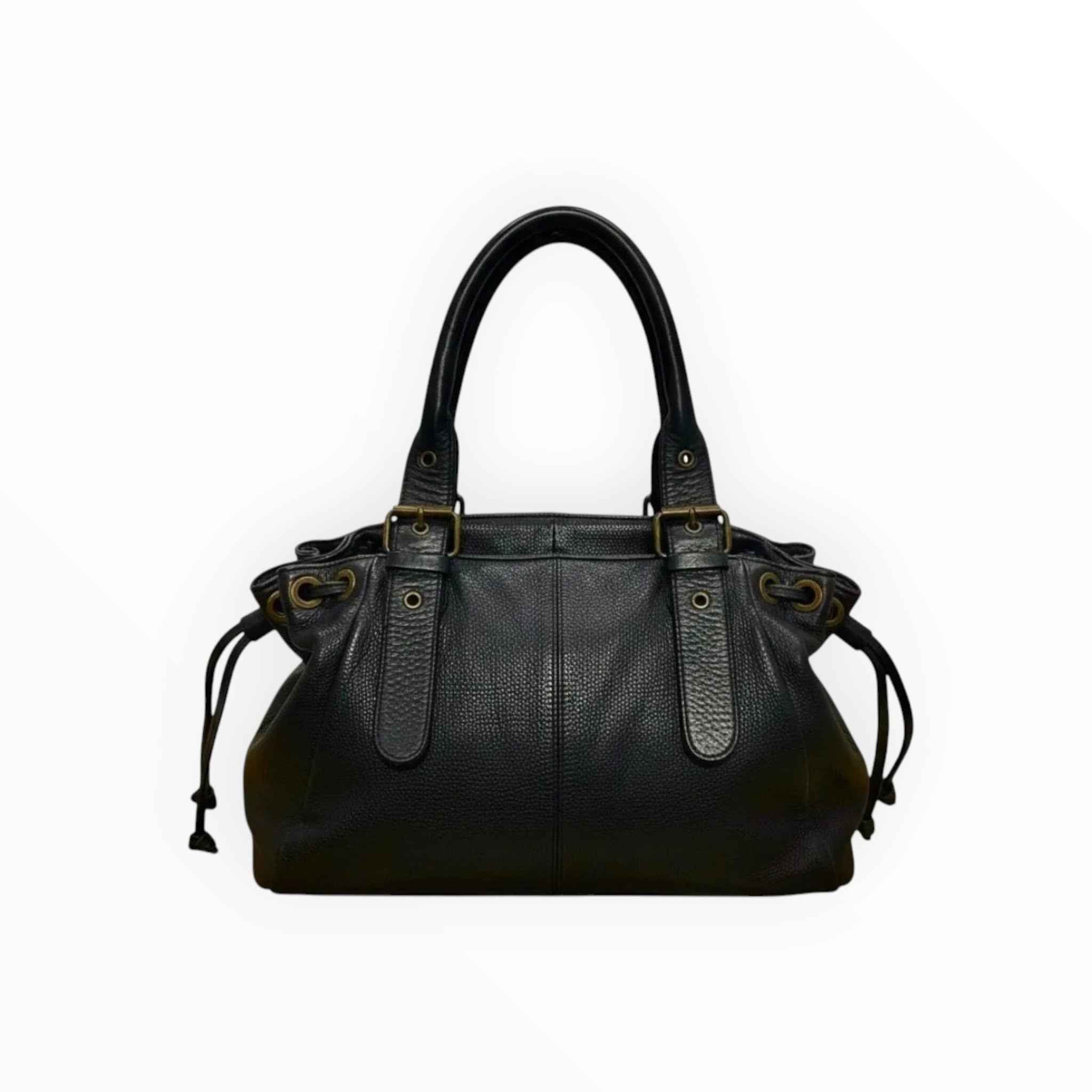 Sac Lacet Cuir Souple Washed Small LOUISA LEE