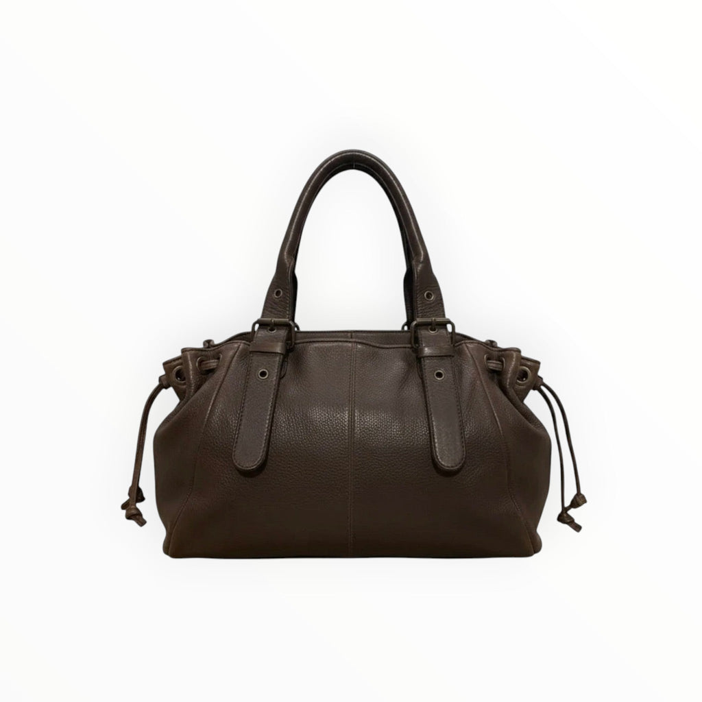 Sac Lacet Cuir Souple Washed Small LOUISA LEE