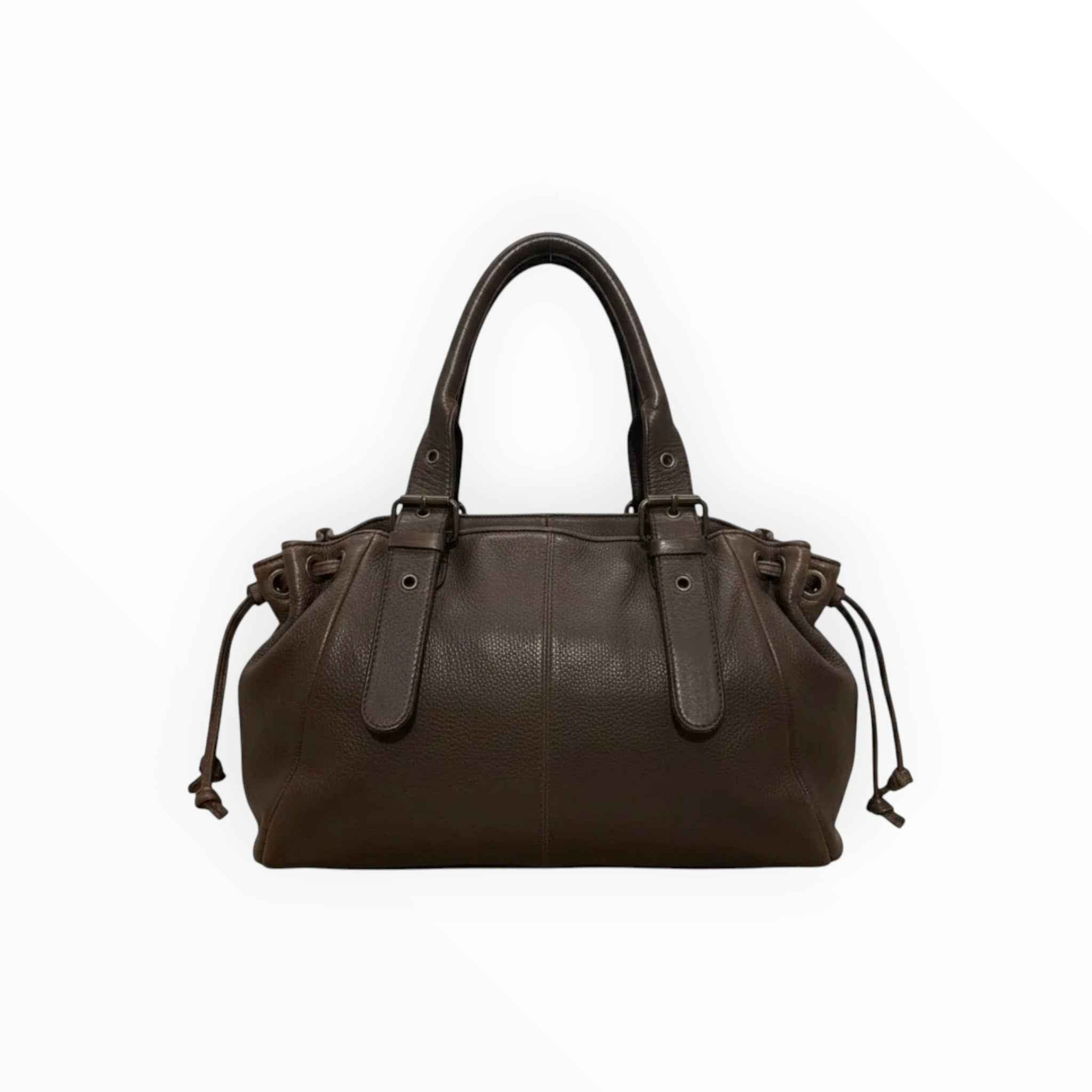 Sac Lacet Cuir Souple Washed Small LOUISA LEE