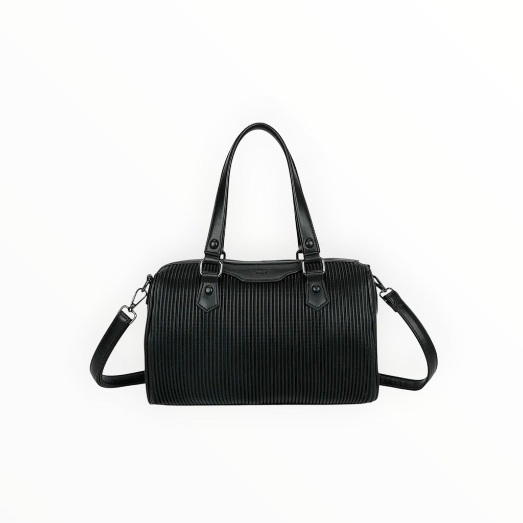 Sac Bowling GALLANTRY

Élégant et polyvalent, le Sac Bowling GALLANTRY allie style contemporain et praticité au quotidien. Sa silhouette structurée en simili cuir de qualité s'adapte aussi bien à une tenue casual qu'à un look plus habillé.