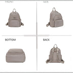 Sac à dos femme multi-poches – Léger, élégant et pratique