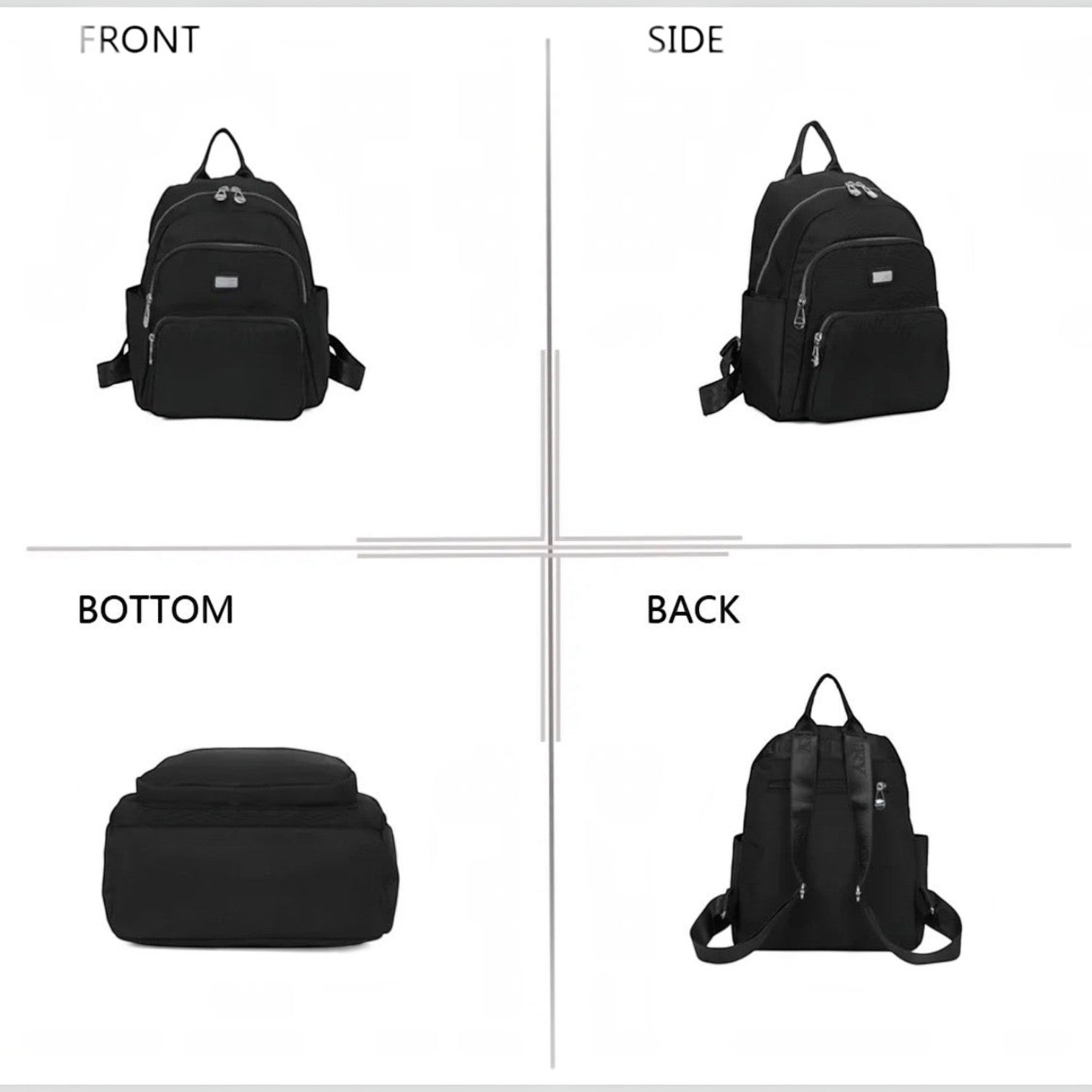 Sac à dos femme multi-poches – Léger, élégant et pratique