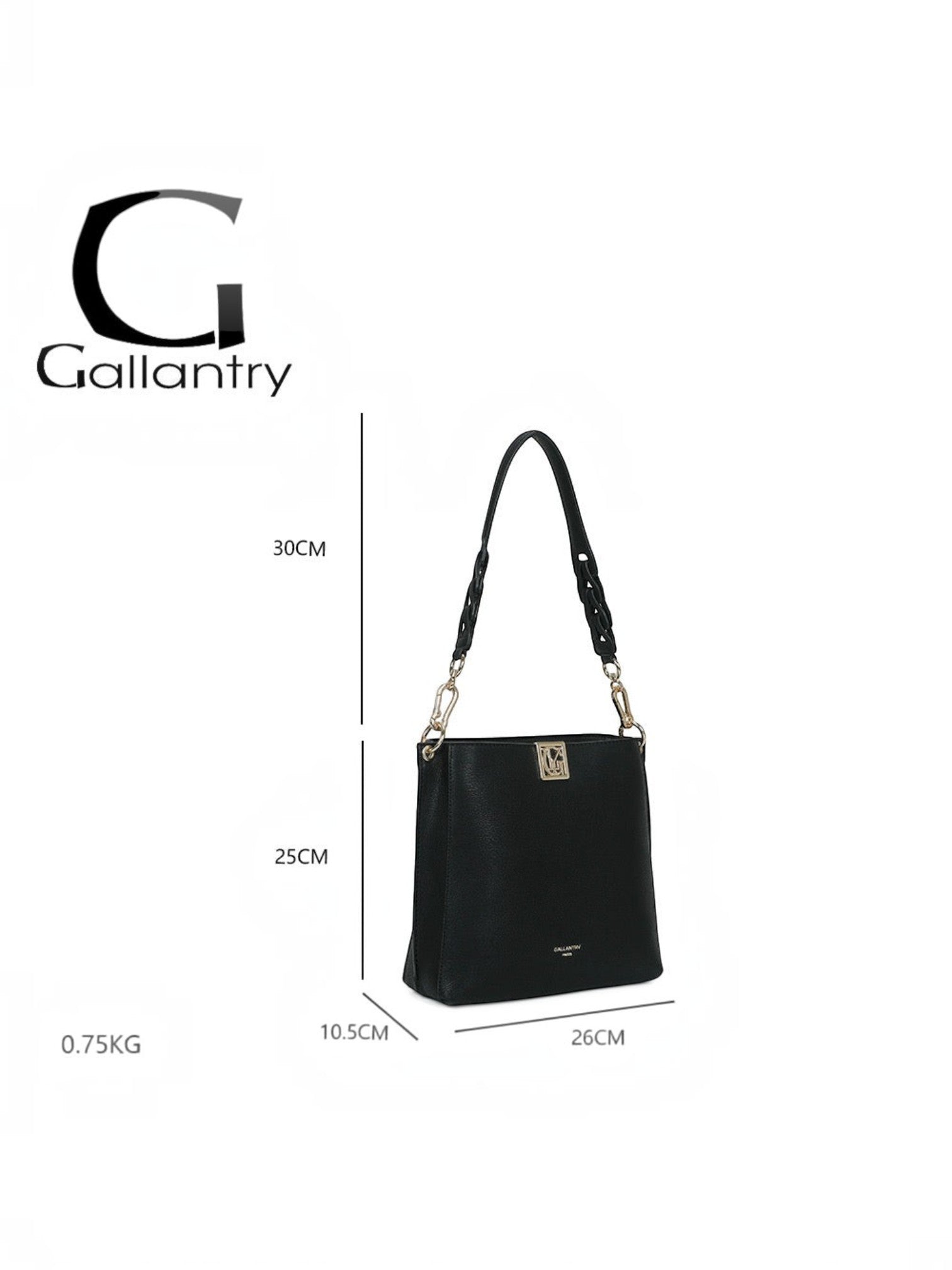Sac porté épaule grainé GALLANTRY