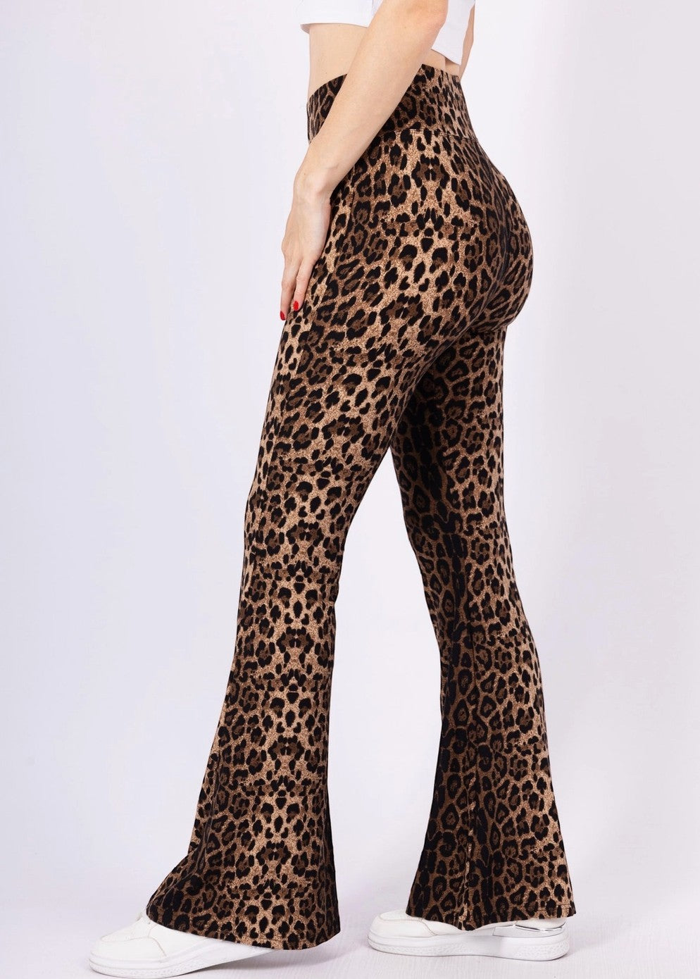 Legging Évasé Léopard Taille Haute VERA FASHION