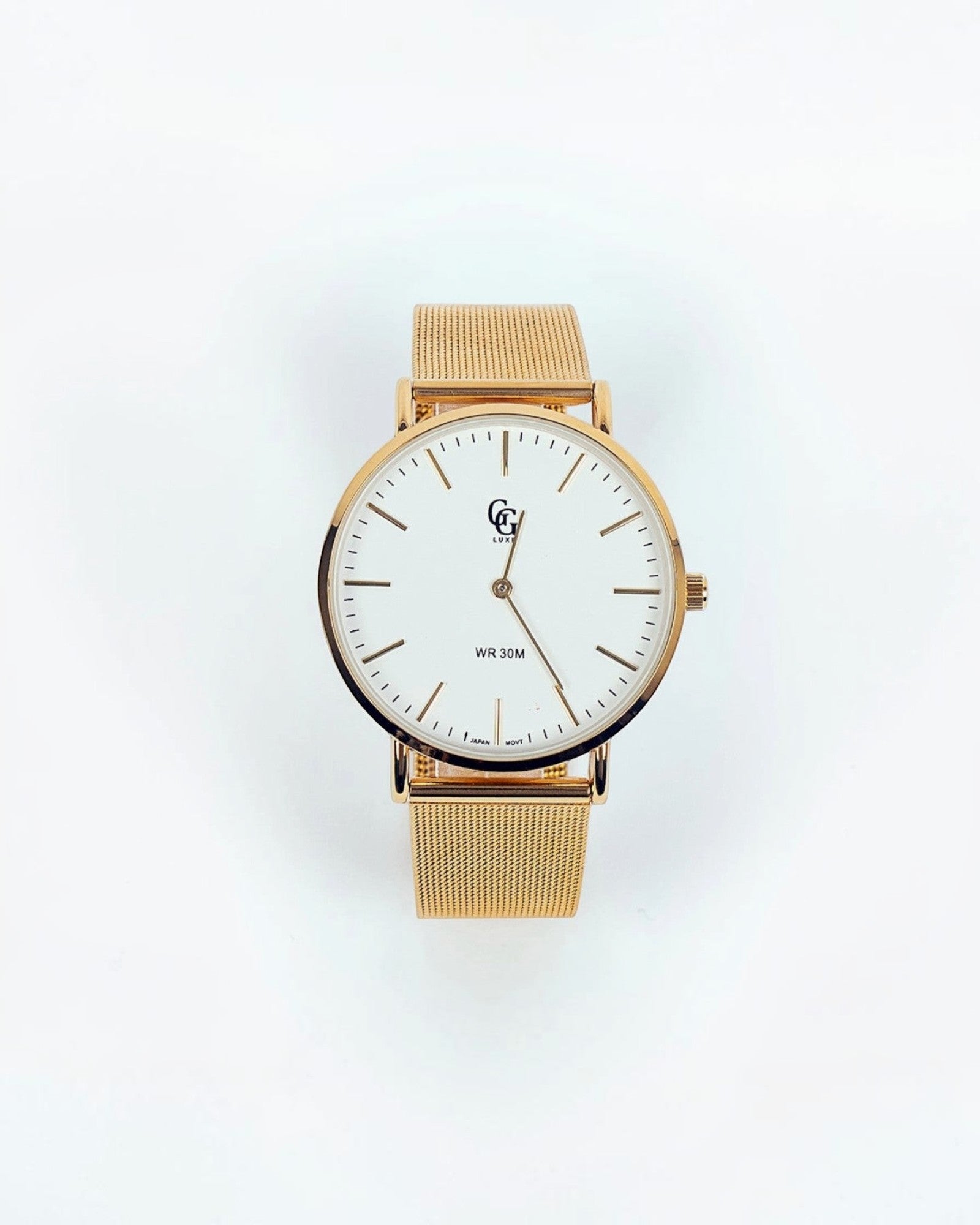 Montre Valentin Gold White GG LUXE WATCH