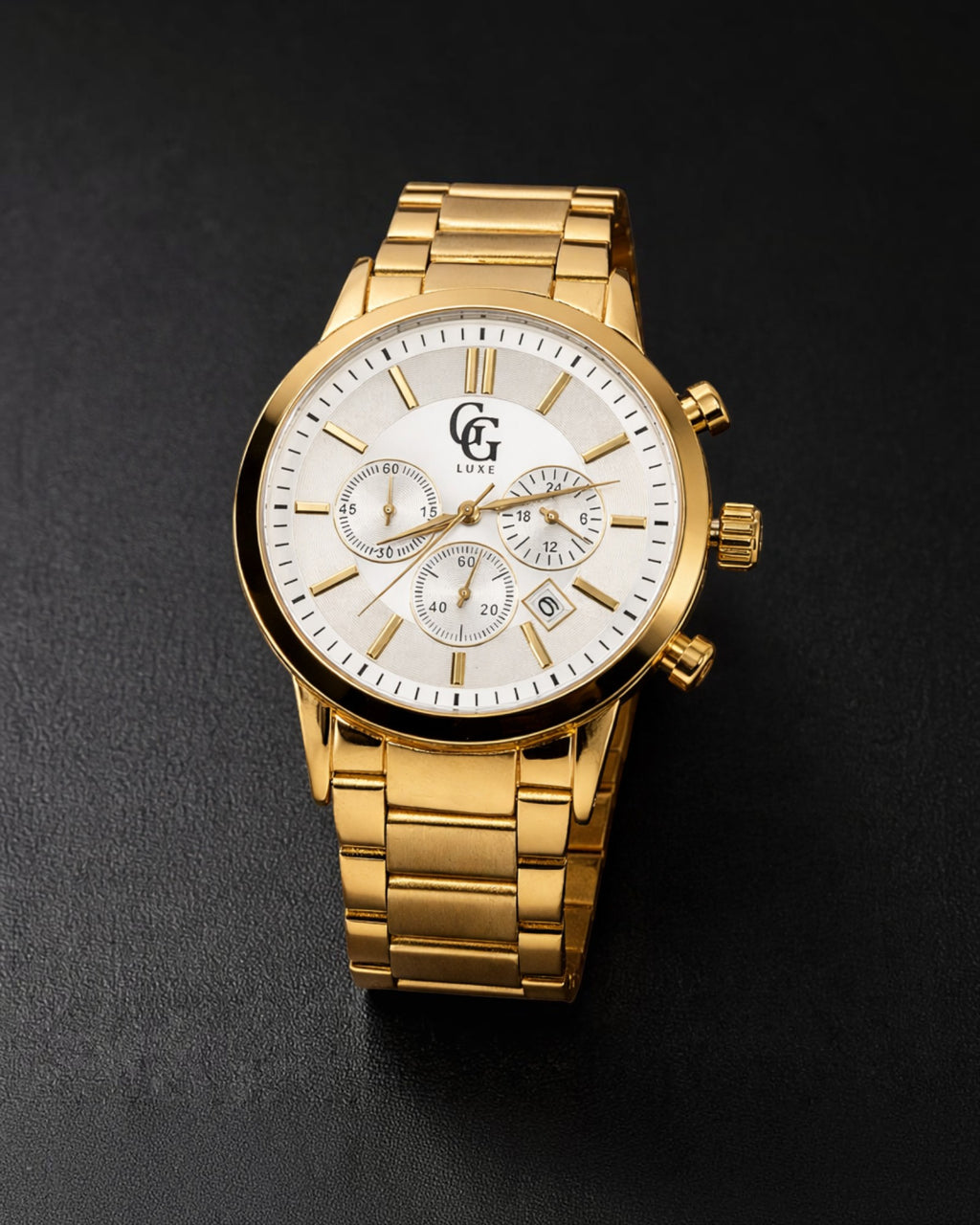 Montre Chronographe Hawai Or Blanc GG LUXE WATCH - Montre - GG LUXE WATCH