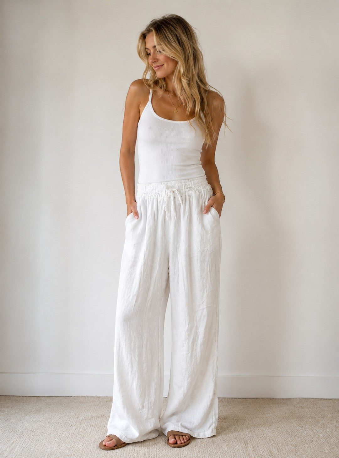 Pantalon MILA évasé — POMELO PARIS