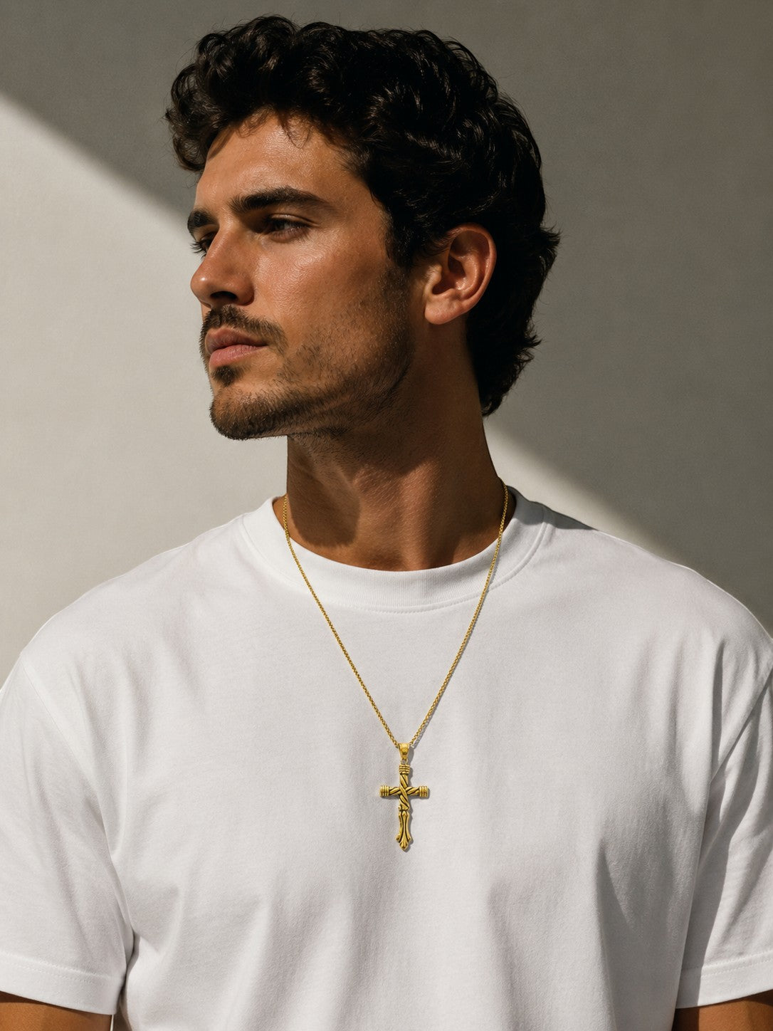 Pendentif homme acier inoxydable ÉLINE L'ATELIER