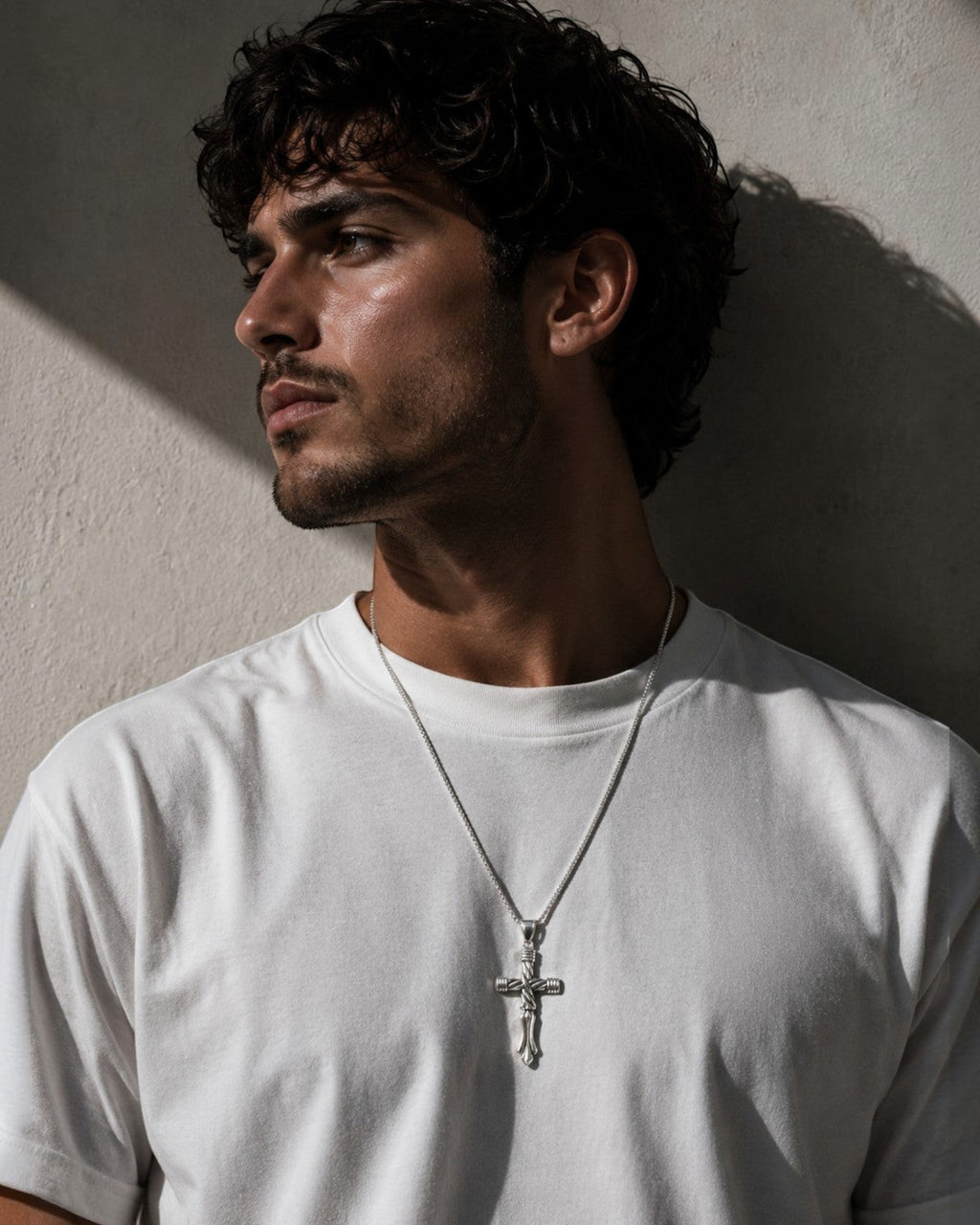 Pendentif Croix Homme - Bijoux - ÉLINE L'ATELIER