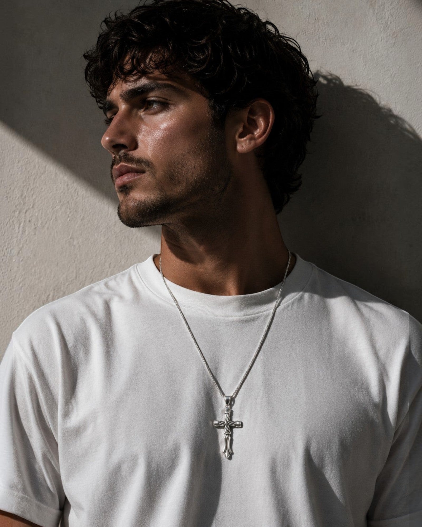 Pendentif homme acier inoxydable ÉLINE L'ATELIER