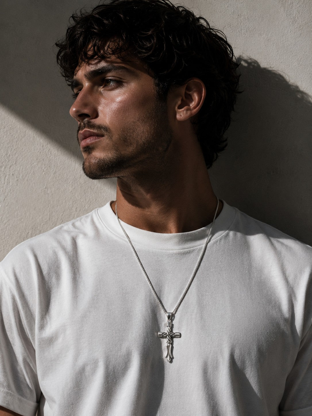 Pendentif homme acier inoxydable ÉLINE L'ATELIER