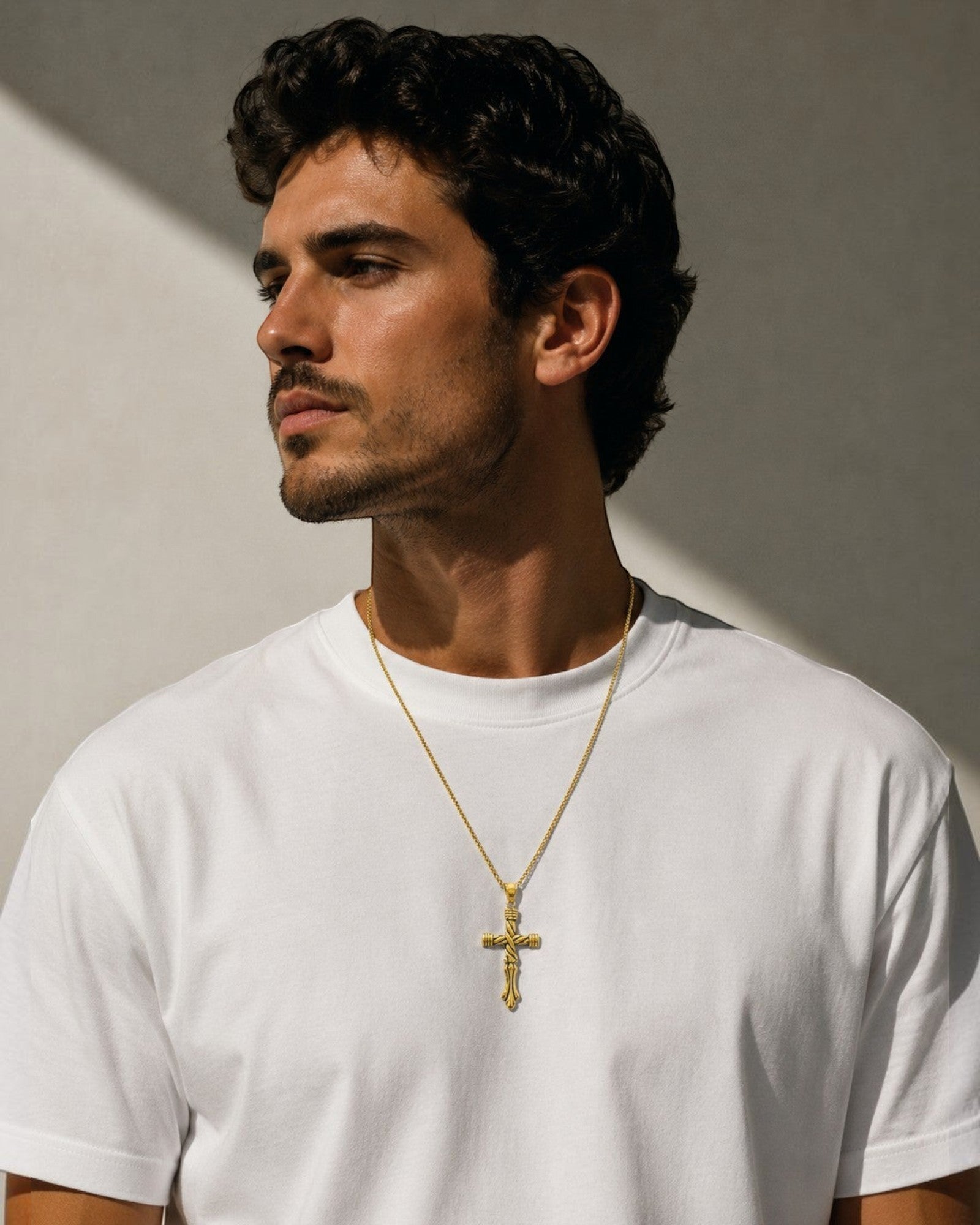 Pendentif homme acier inoxydable ÉLINE L'ATELIER