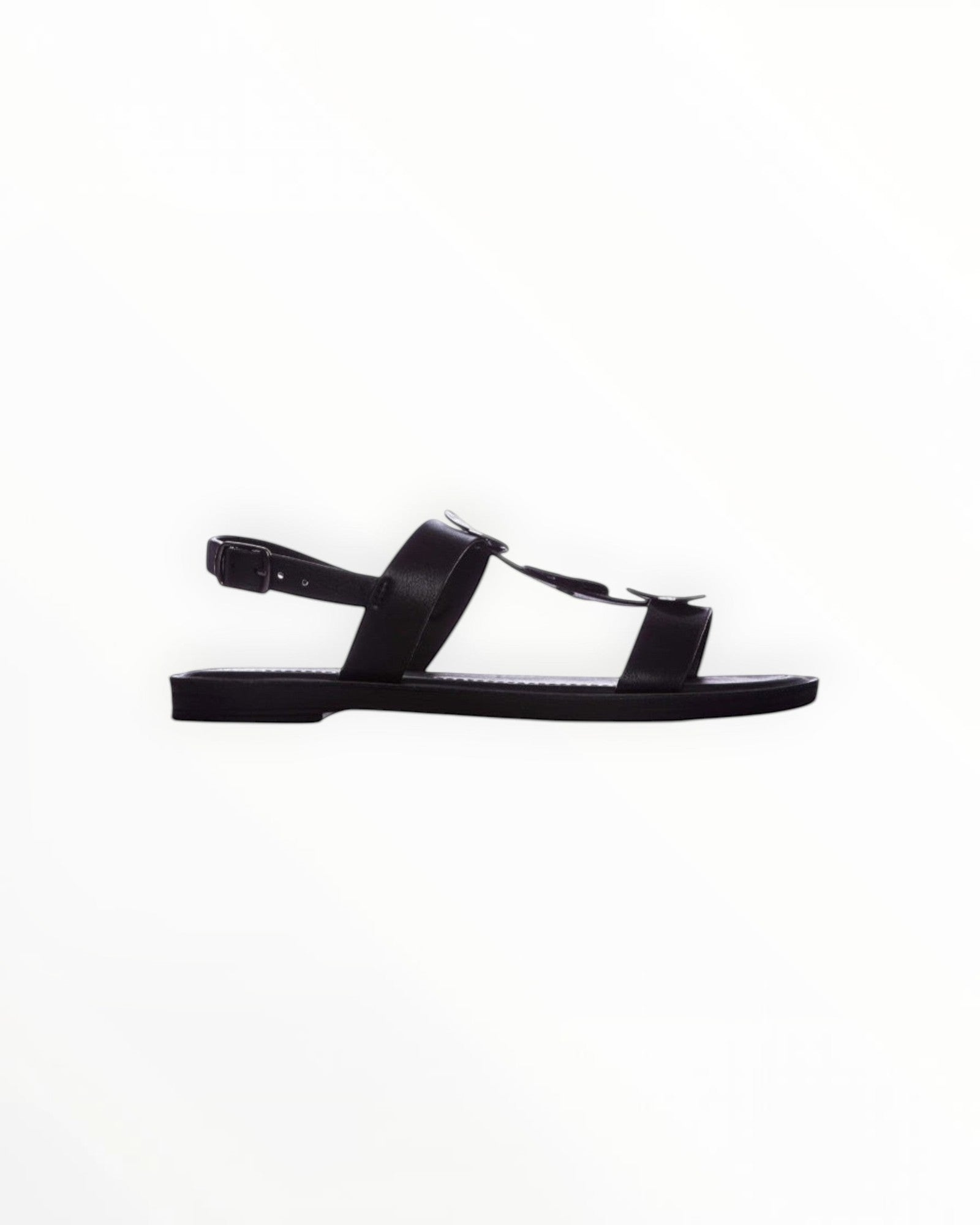 Sandales Nu-Pieds Empiècements Métal Boucle – LADY GLORY - Chaussure Femme - LADY GLORY
