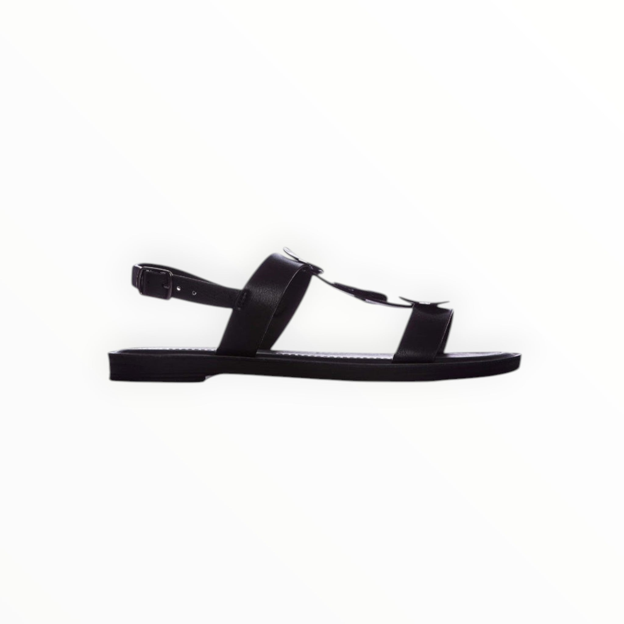 Sandales Nu-Pieds Empiècements Métal Boucle – LADY GLORY - Chaussure Femme - LADY GLORY