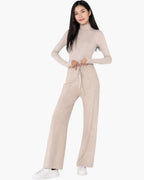 Pantalon en maille confort cocooning évasé NINA CARTER