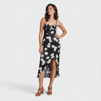 Robe corset imprimé fleuri japonais ANDY & LUCY