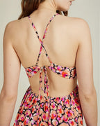 Robe longue imprimé fleuri ALIZEE ANDY & LUCY