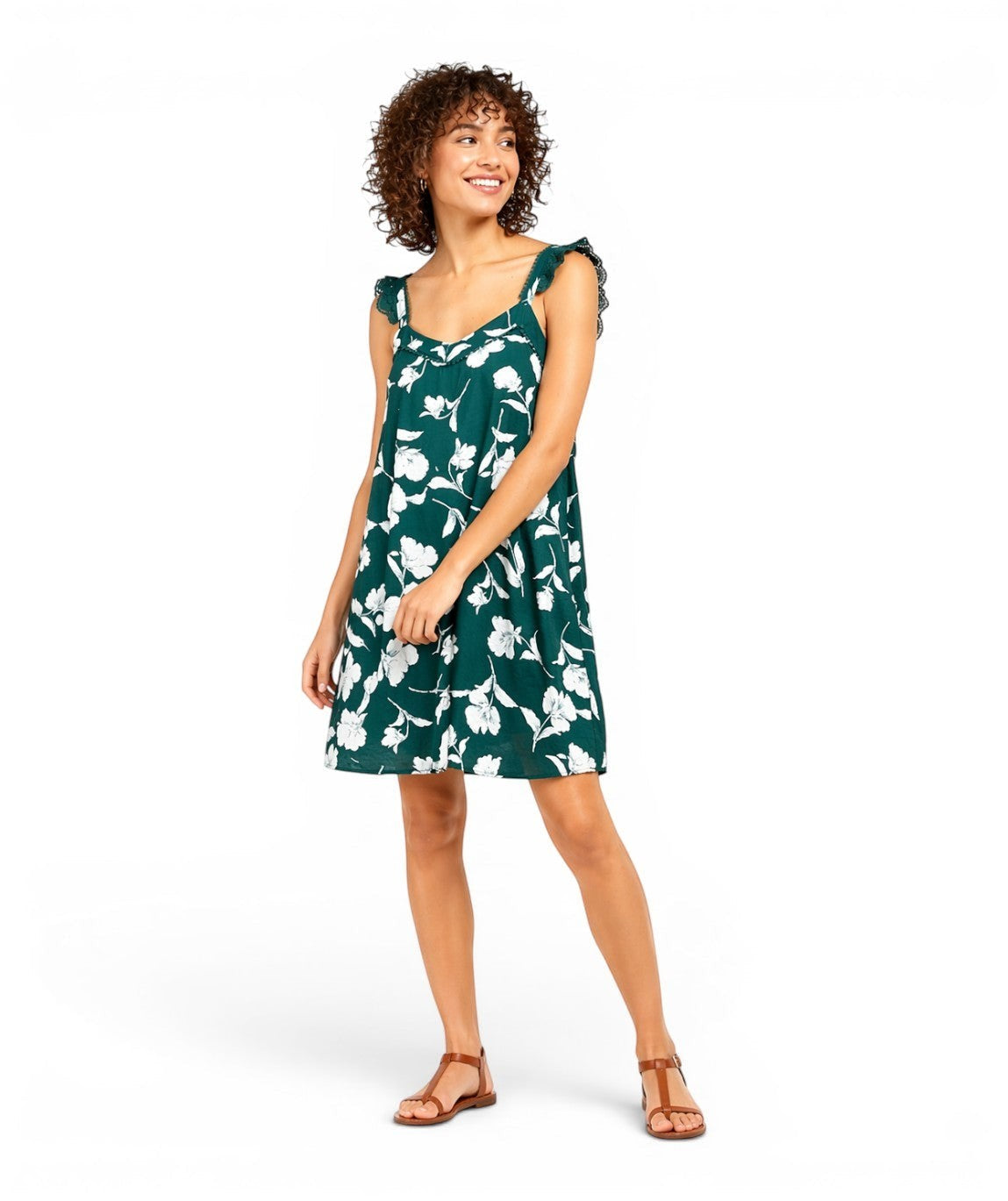 Robe longue imprimé fleuri ALIZEE ANDY & LUCY