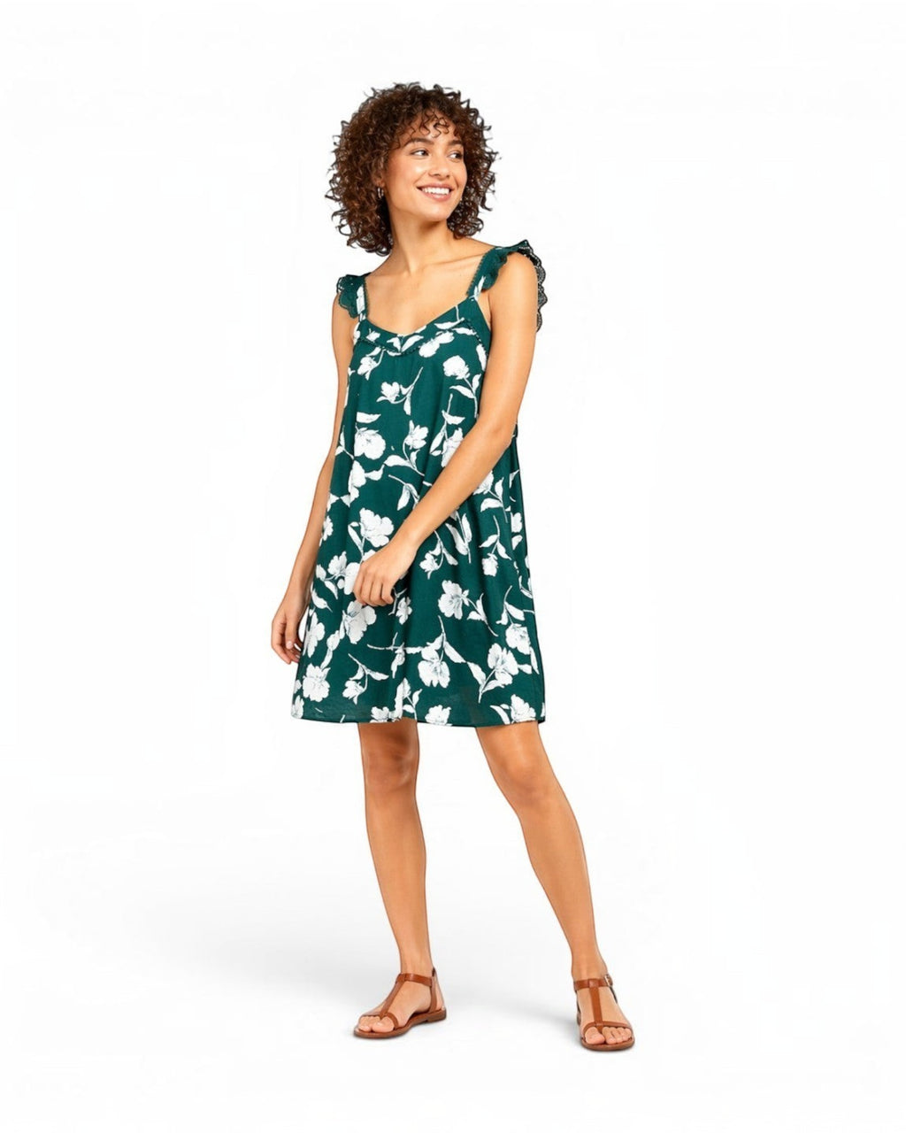 Robe longue imprimé fleuri ALIZEE ANDY & LUCY