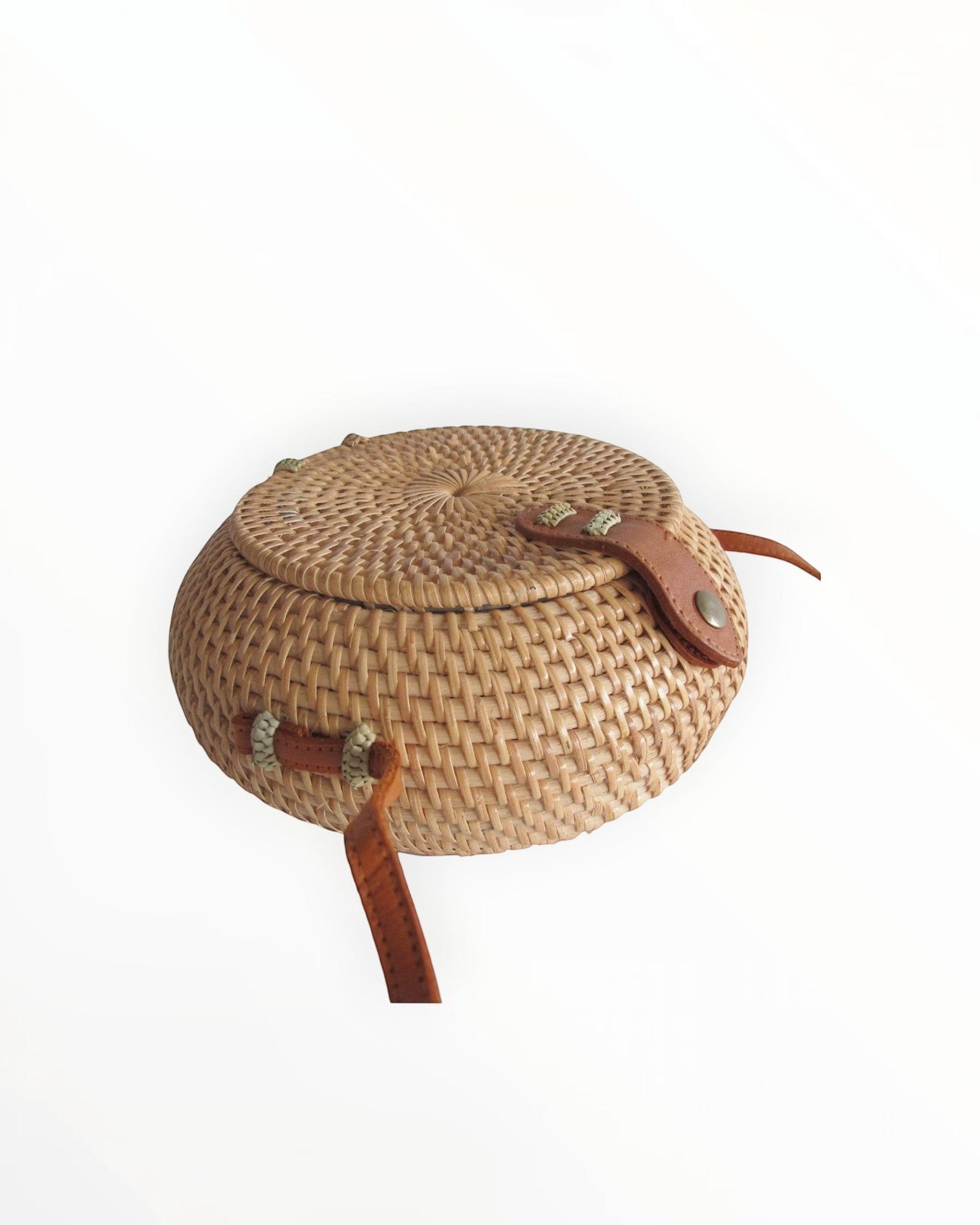 Sac Bali Rond en Rotin Artisanal Schu'zz