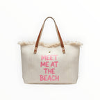 Sac Cabas Coton et Cuir LOUISA LEESac Cabas Coton et Cuir – LOUISA LEE