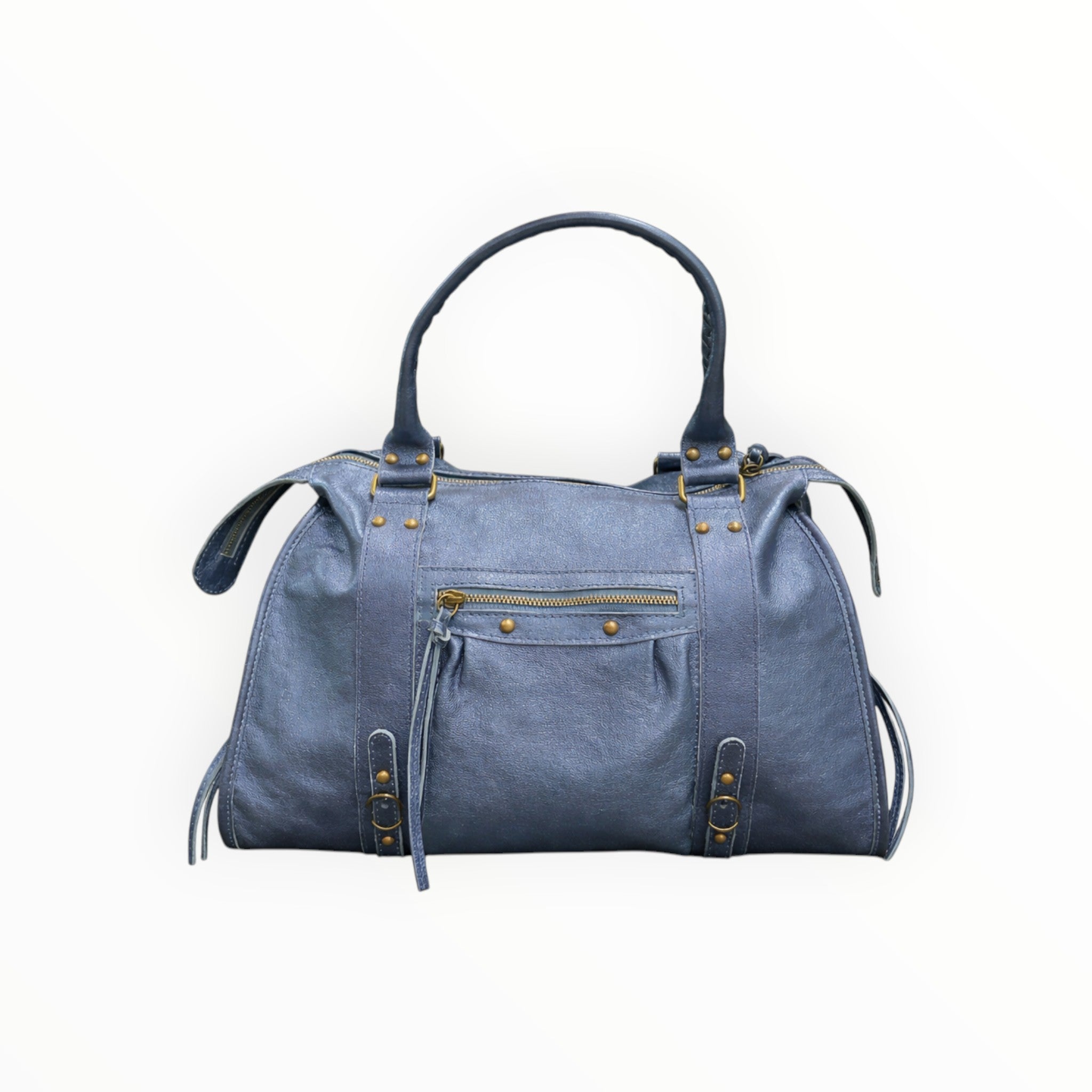 Sac cuir irisé tressé CAPUCINE L LOUISA LEE - Sacs - LOUISA LEE