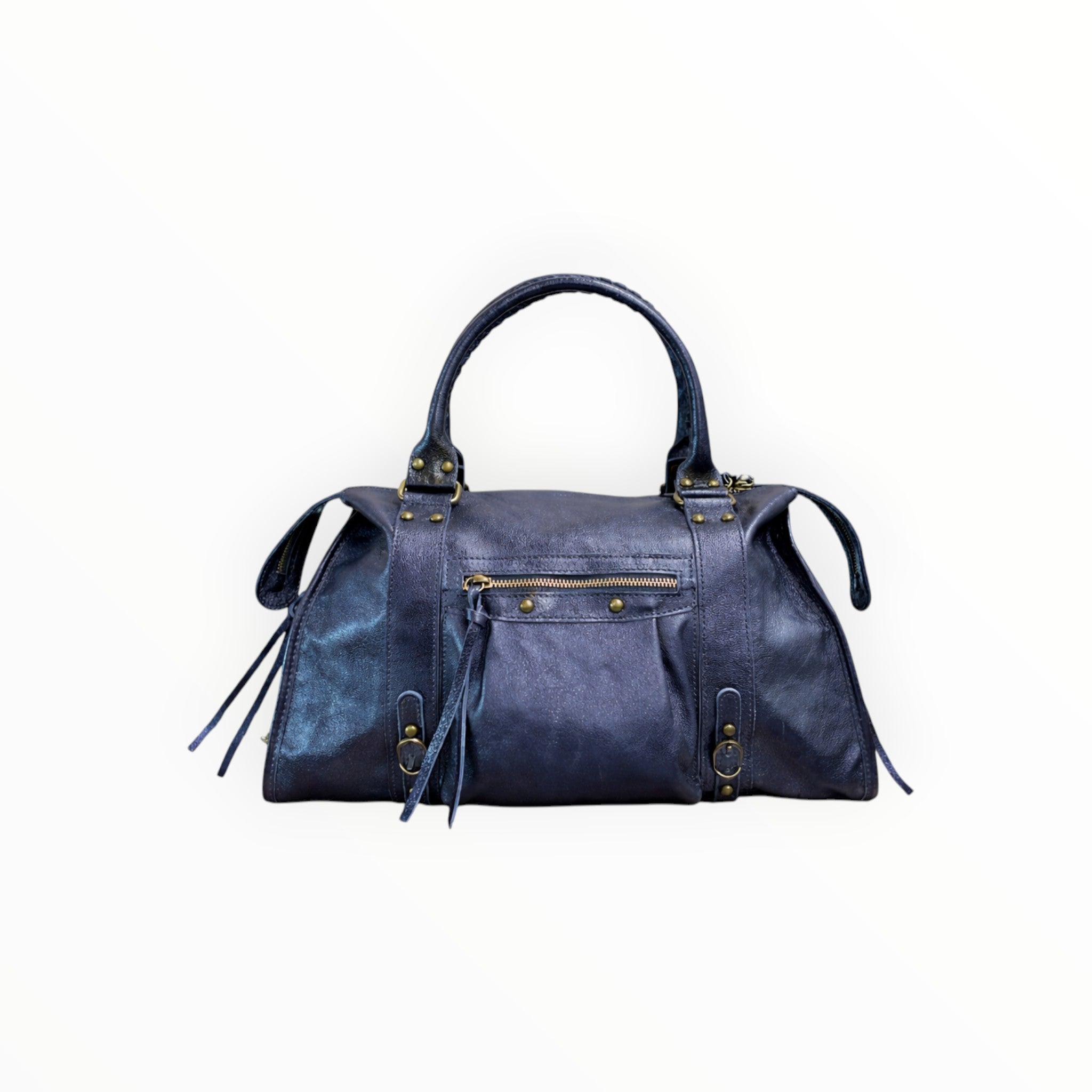 Sac cuir irisé tressé CAPUCINE L LOUISA LEE - Sacs - LOUISA LEE